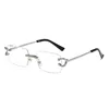Silver frame white flat c5