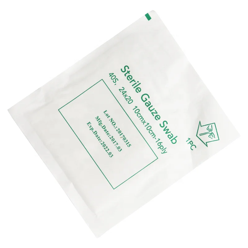 Surgical Medical Gauze Swabs Gaza Gasas Sterile Softness Absorbent