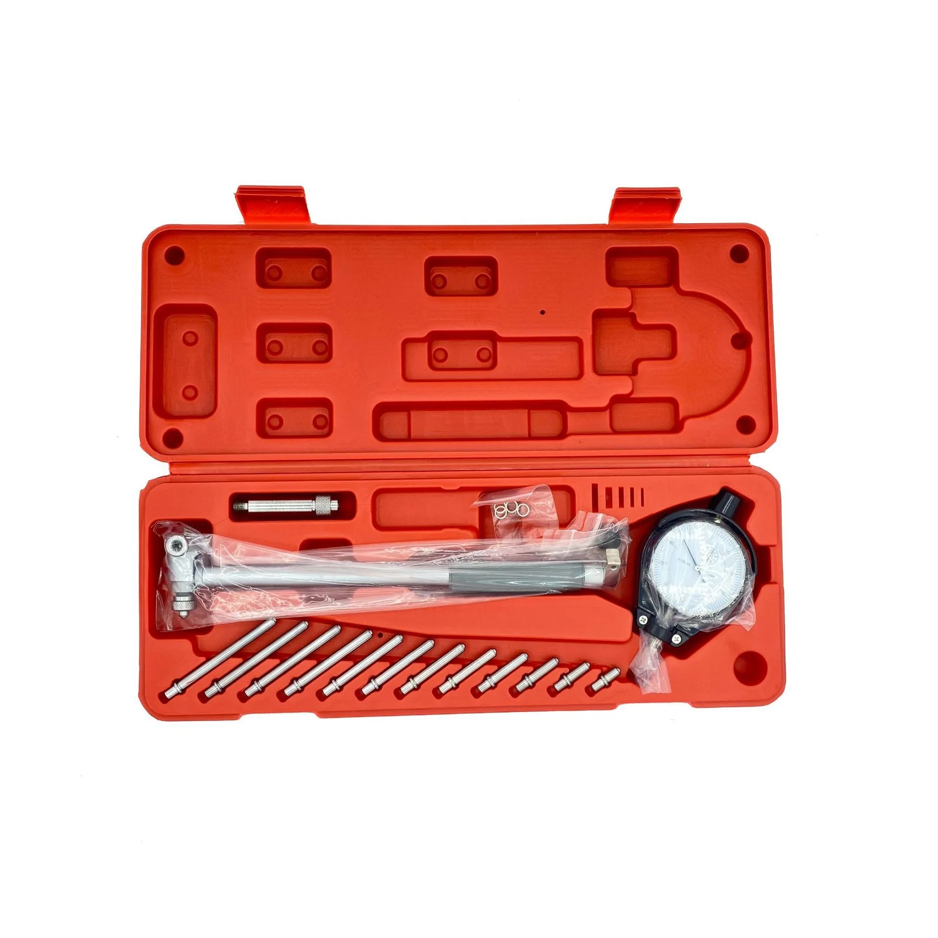 TEBAK Dial Indicator Head, Gauge Head, Inner Diameter Measuring Cylinder Gauge, Measuring Instrument, Bridge-protected Type.