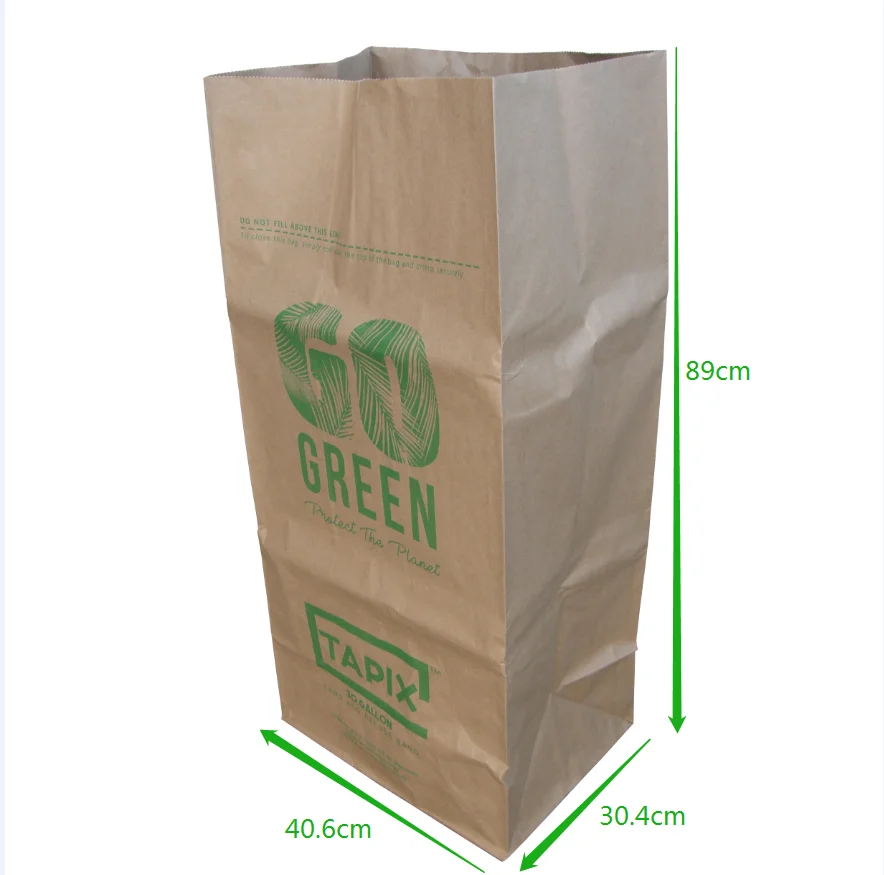 yard waste bag 30 gallon 110l
