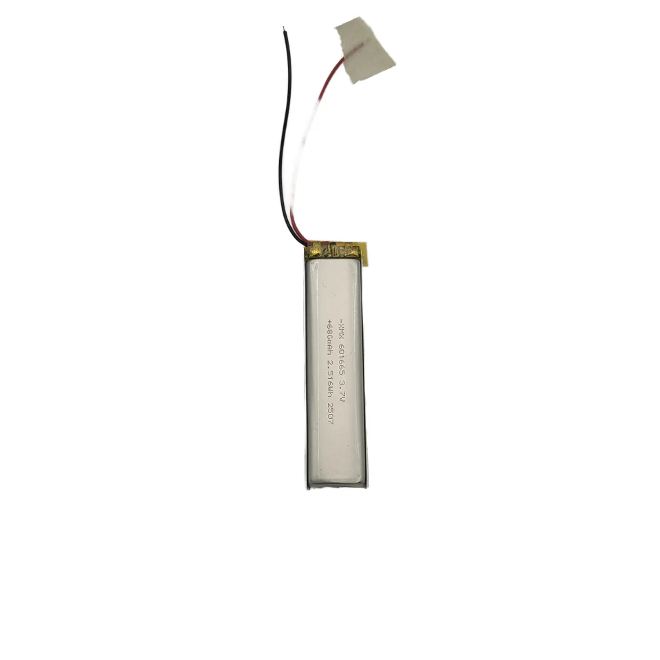 Factory Supplies Rechargeable 601665-680mAh 3.7V Silver Polymer Lithium Ion Battery for Reading Pen Recording Pen Portable Hd3e636c4075a48ccae306a62e6ba55e5Z