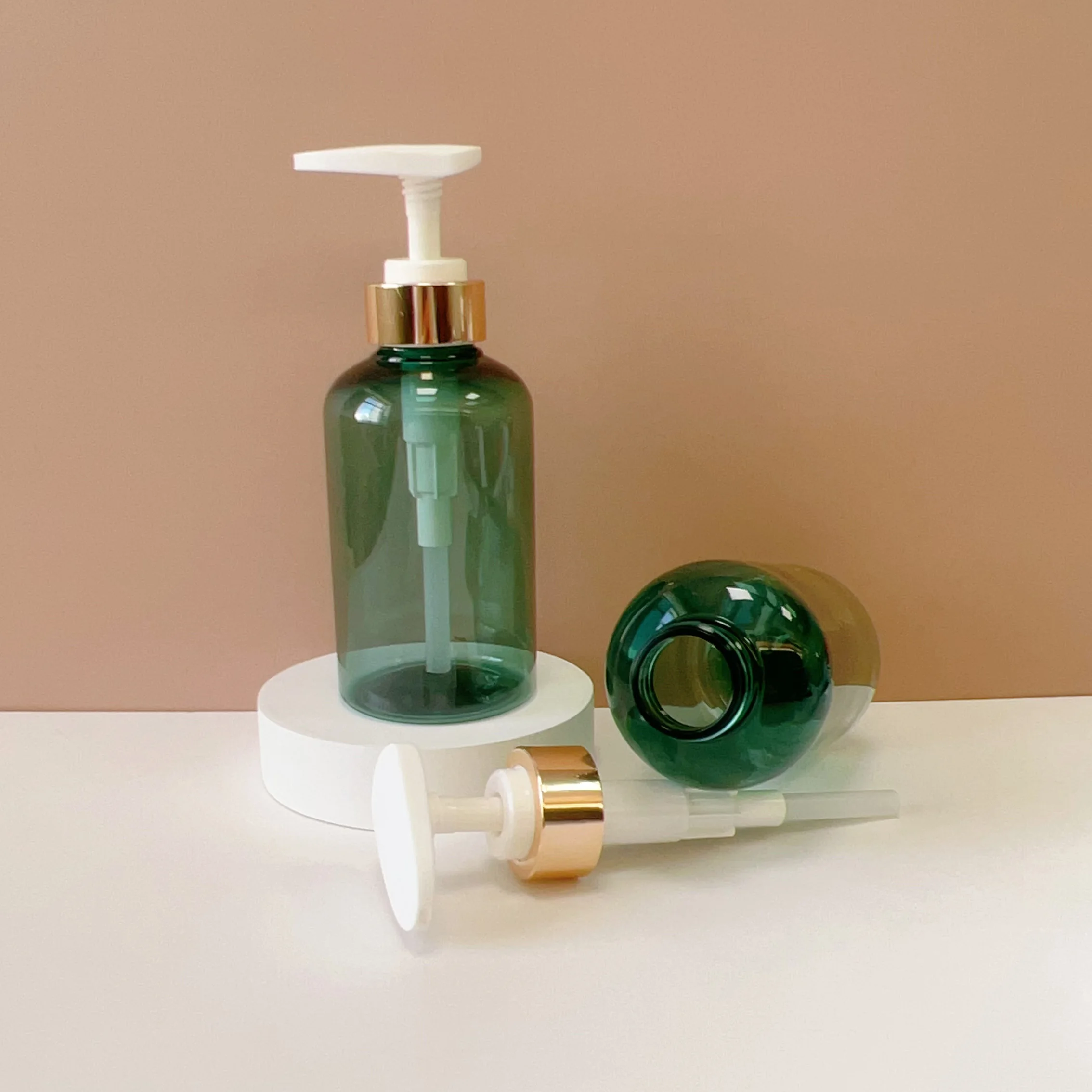 Factory Supply 300ml PET Custom Lotion Pump Bottle Luxury Bottle