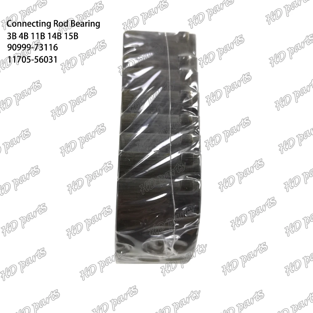 3B 4B 11B 14B 15B Connecting Rod Bearing 90999-73116 11705-56031 Suitable for Toyota Engine Parts