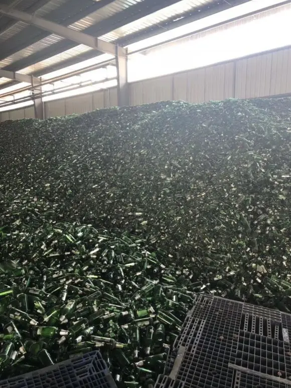 High Quality Clean Recycled Clear Crushed Glass Cullet