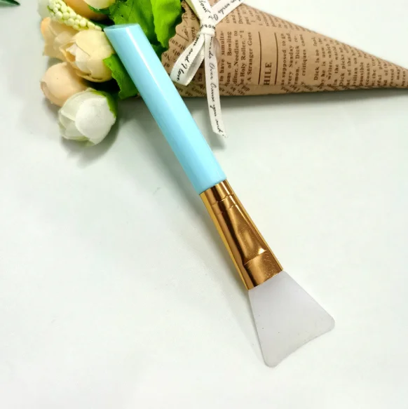 Free Custom Logo Cosmetic Makeup Tool Facial Mask Applicator Brush Silicone Face Mask Brush