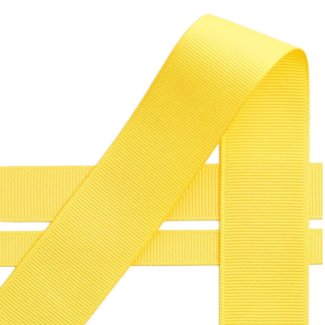 Wholesale 100% Polyester Grosgrain Ribbon Solid Color Style with 196 Stock Colors By-the-Roll