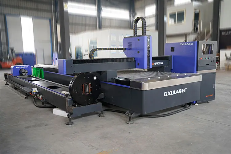 New Production Metal Plate Round Square tube Fiber laser cutting machine for steel aluminum