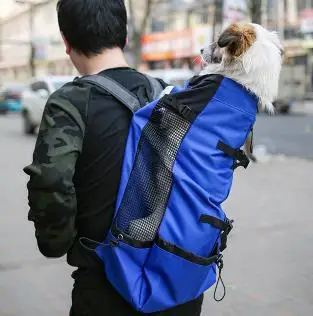 Kawaii Hunderucksack – Blau, Große Größe, Cartoon-Design, Für Reisen & Spaziergänge