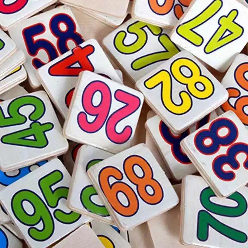 Монтессори деревянные математические игрушки для детей