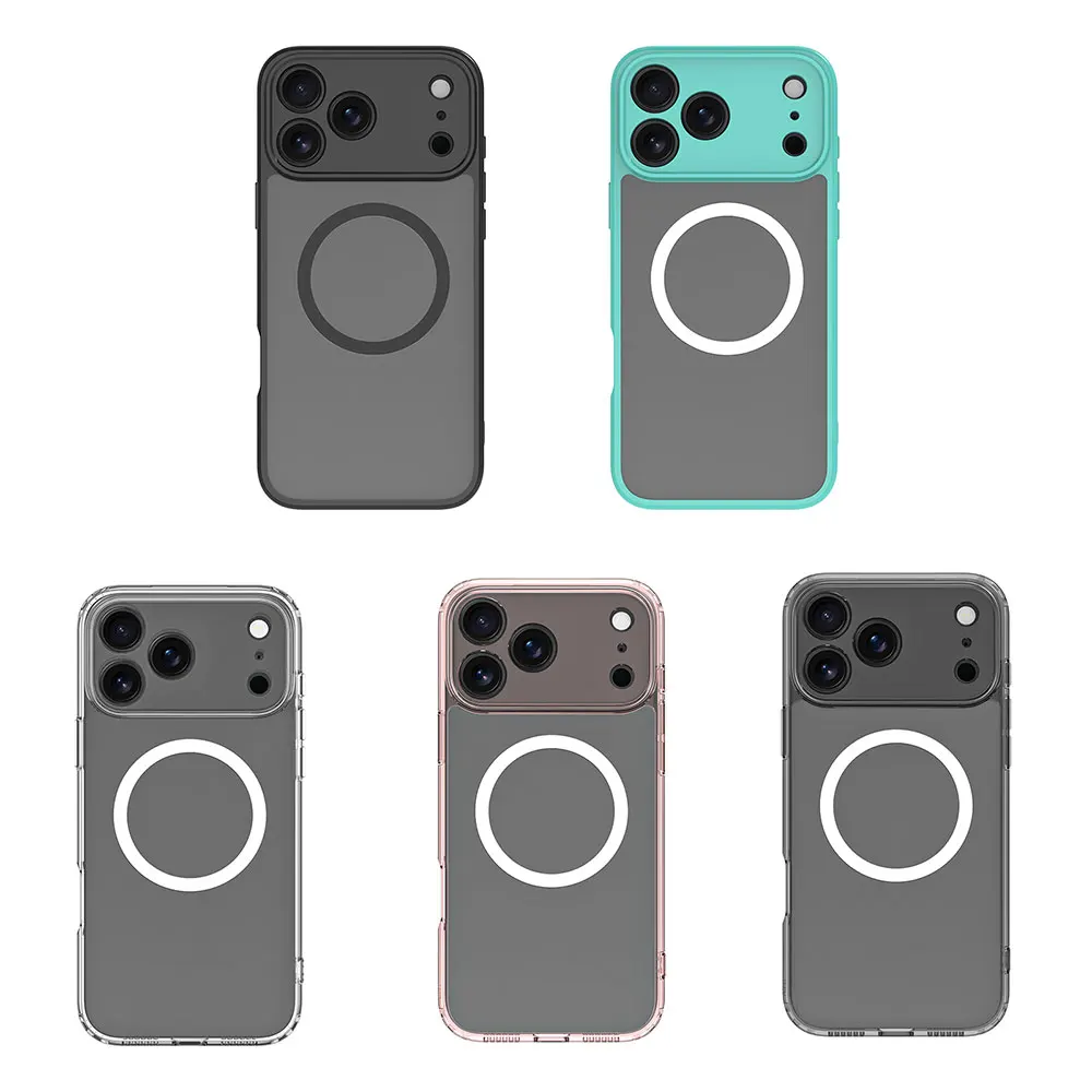 product 15mm thin clear transparent anti scratch mobile phone case for iphone 18 17 pro max individual buttons lens protection-8