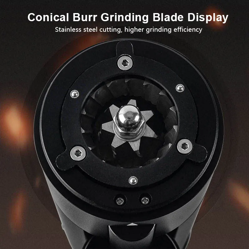 New Adjustable Dial Burrs Grinders 420 Stainless Steel 48mm 7 Cores