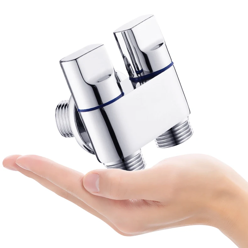 New Design Brass Angle Valve ABS Sprayer Toilet Bathroom Handheld Bidet Sprayer Set