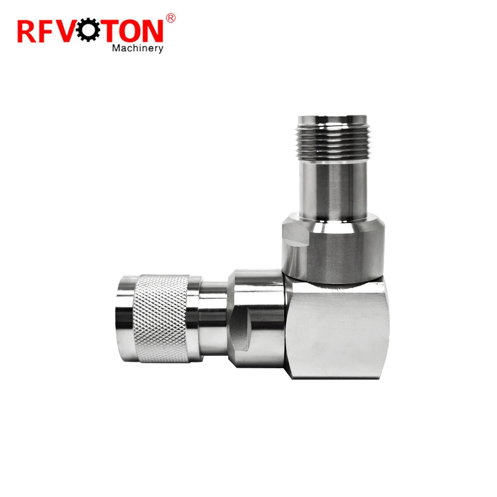 Factory Price HN Male Plug Macho to HN Female Jack Hembra  Right Angle 90 Degree RA Adaptor Adapter Rohs Brass in Stock