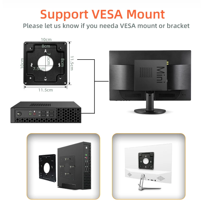 AMD Mini PC R7 4700U Gaming Mini PC NVME 16GB RAM 512GB SSD WIFI6 Win10  Win11 Linux Mini Desktop Computer