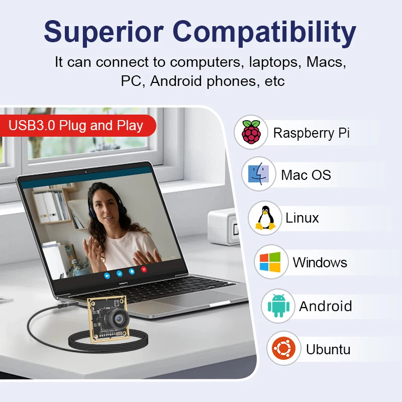 5MP USB3.0 Camera Module CMOS IMX335 MJPG/YUY2 1080P 60FPS High Frame Rate Mini Camera for Fast Moving supplier