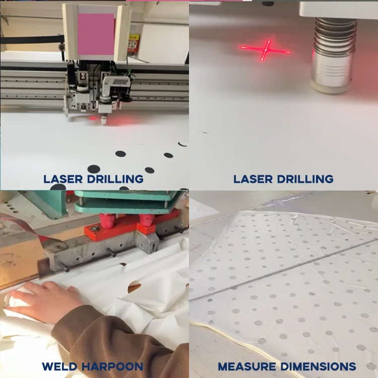 factory wholesale single layer double layer pvc perforations film-2