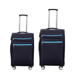 DIZHEN Promotional Travel Bag and Luggage Sets of 2 Factory Price Trolley Suitcase Nylon Luggage With Wheel