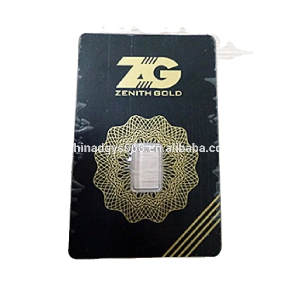 Coin PVC Case Gold Bar/coin Packing Card Security Packaging Transparent  Card Sleeves Gift