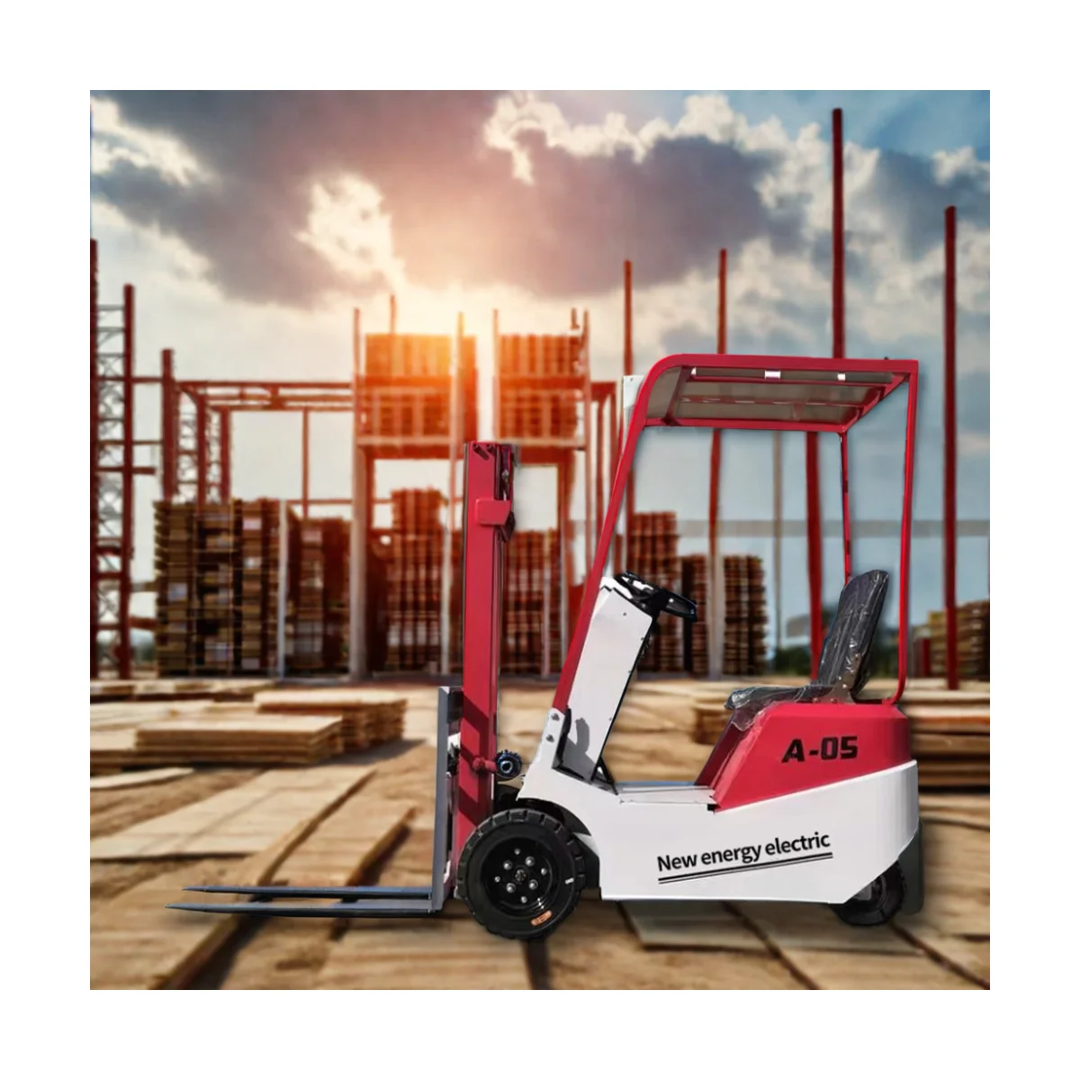 2024 Best selling forklift electric 1.5 ton 2 ton 2.5 ton 3 ton lithium ion battery high Power Motor mini forklift