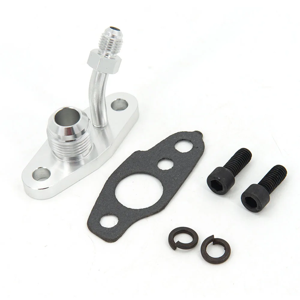 Turbine Oil Return Feed Drain Flange For Toyota CT20 CT26 4AN 10AN