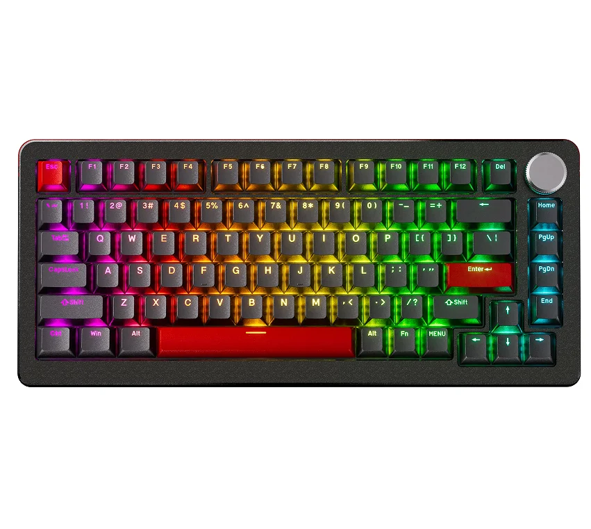 DRUNKDEER A75 PRO USB Type-C Wired RGB Backlit Mechanical Black