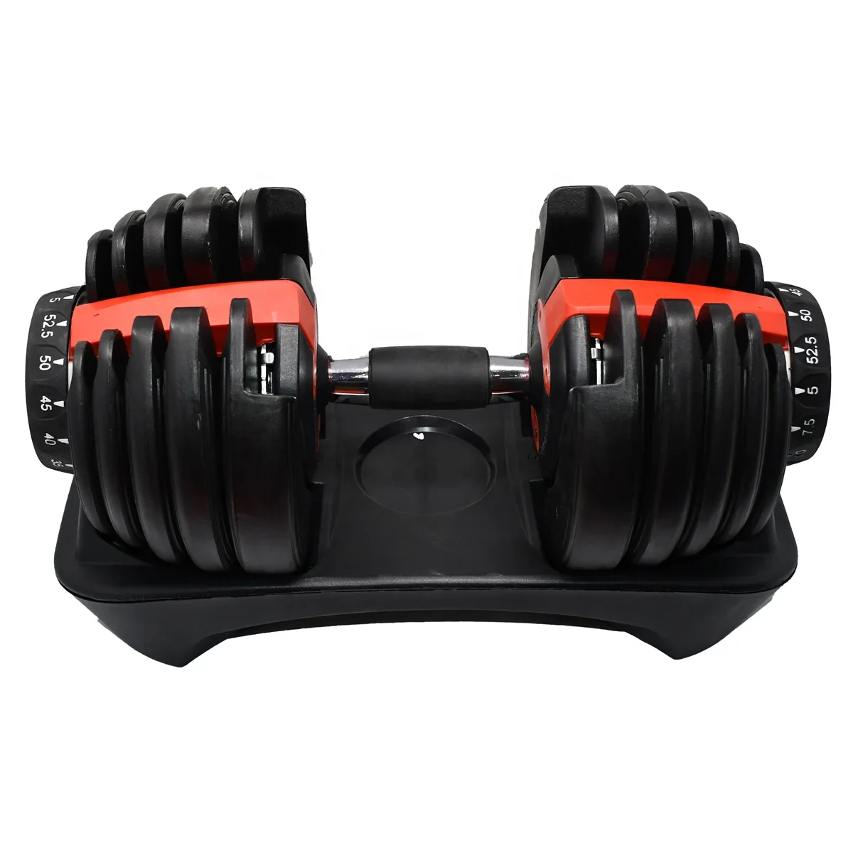 Adjustable Dumbbells 5kg to 40kg Easy Weight Change Dumbbells 17 Weights in 1 Dumbbell Set for Men