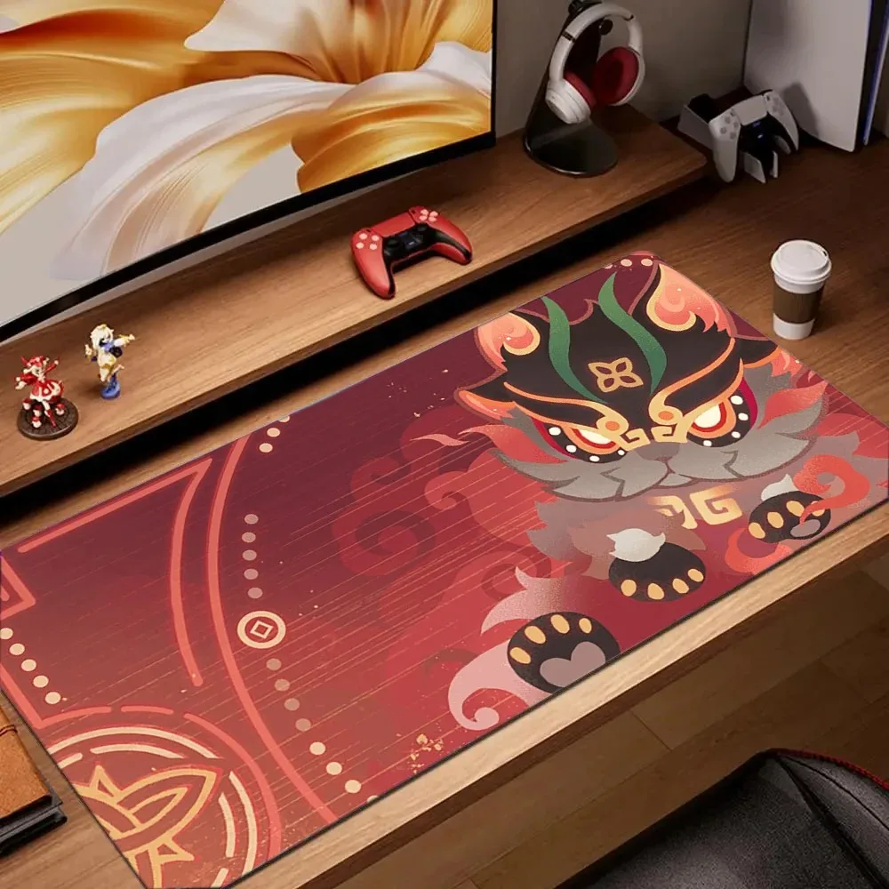Genshin Impact Character Pattern Stylish Cool PC Gaming Mouse Pads Gamer Mats Teclado Pa aperçu 60