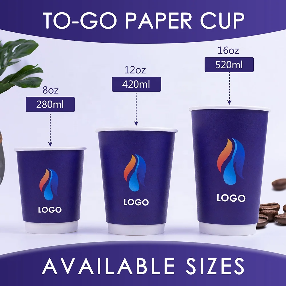 Custom 10 oz Paper Cups for Boosting Brand Marketing