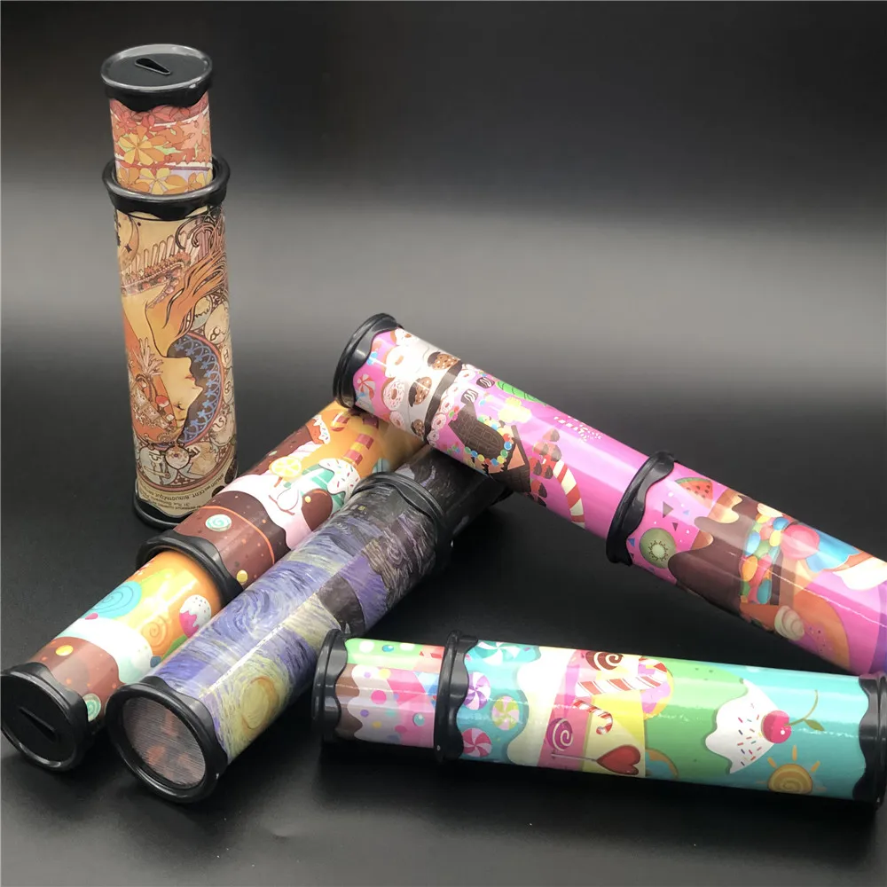 Индивидуальный Детский пазл с аутизмом, детский калейдоскоп, вращающийся волшебный красочный мир, игрушка