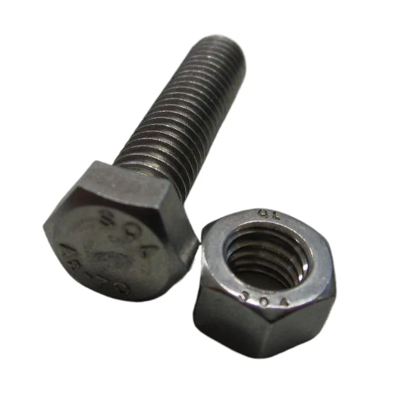 Black Hex Screw Bolts and Nuts Din933 M3M4M5M6M8M10 Tuerca Y Perno Fasteners M12 M13 Hexagon Bolts 8.8 Hex Head Bolts manufactur