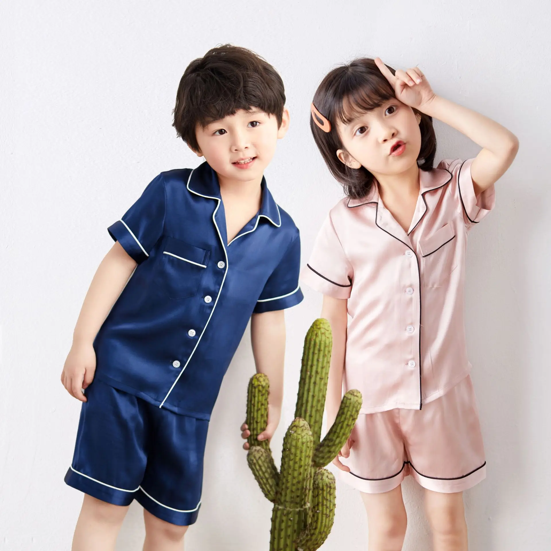 Short Sleeve Shot Bottom Night Gown 
