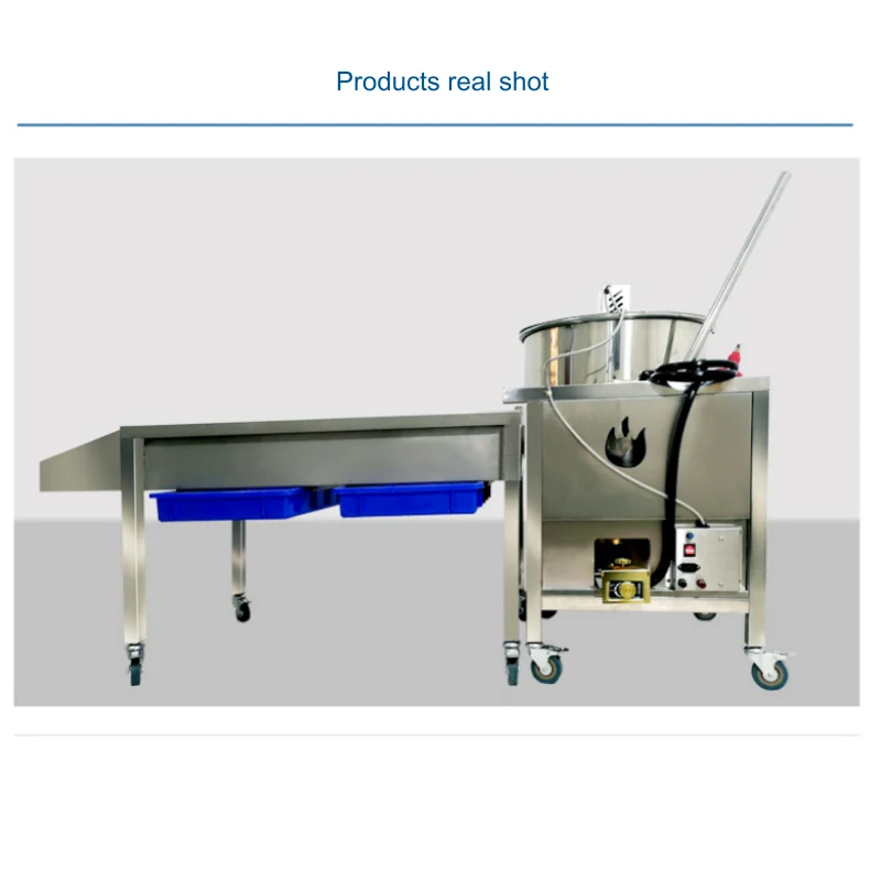 Commercial Fully Automatic Popcorn Maker Popcorn Making Machine Gas Heating  Manual/electric Stirring Industrial Pop Corn