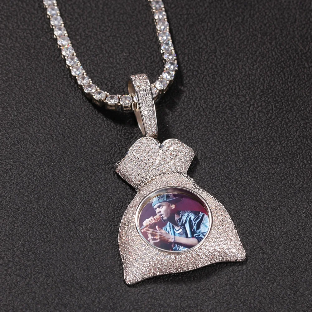 Money Bag Diy Memory Photo Pendant 
