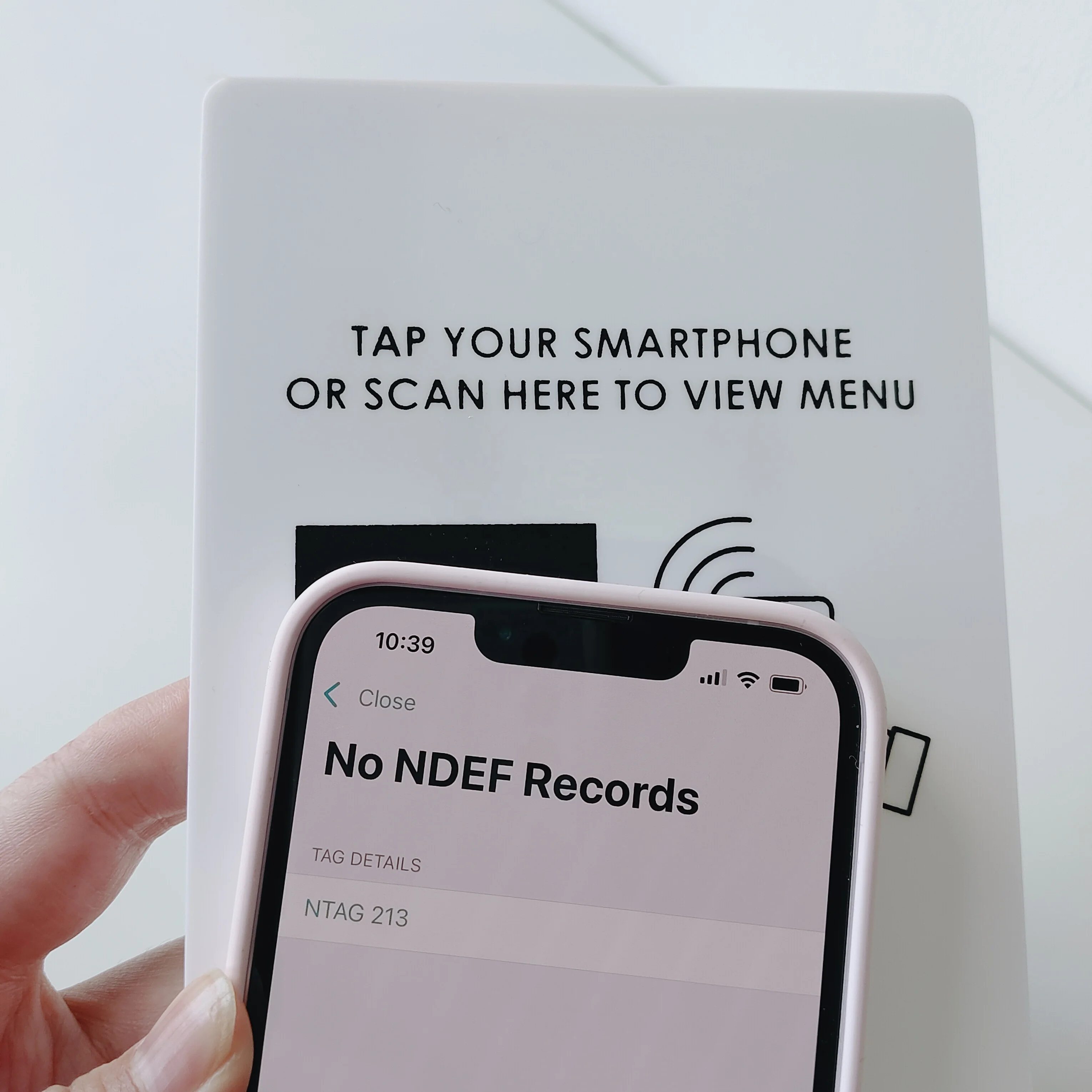 Premium NFC Stand Review Tap to Link Online Shop Hot Sale NFC Display
