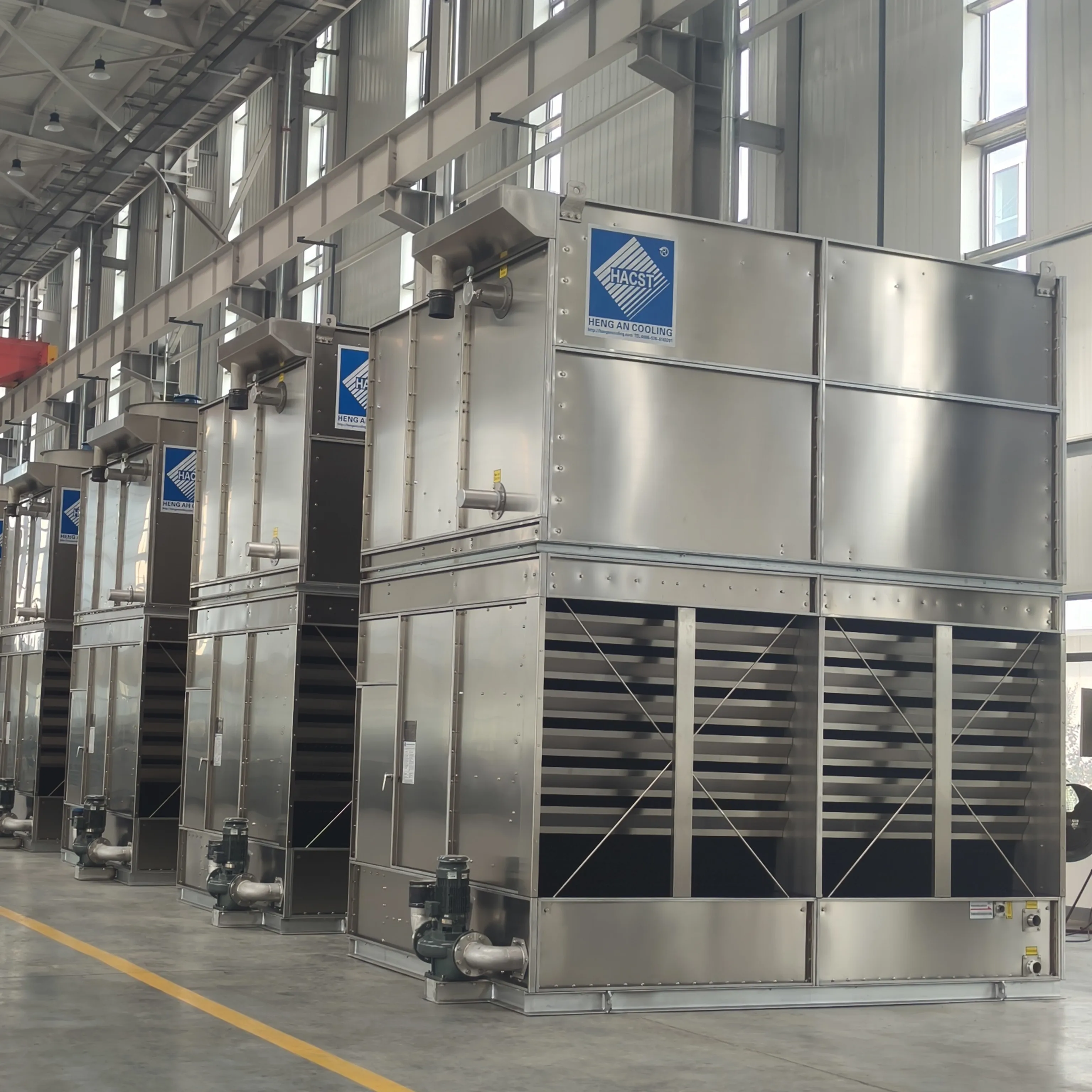 Mycom Compressor Ammonia Compressor Refrigeration Evaporative Condenser for Mayewaka Compressor