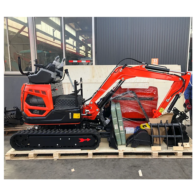 Mini Excavator 1.8ton Excavator Crawler Digger Excavator with Thumb Bucket and Other Attachments