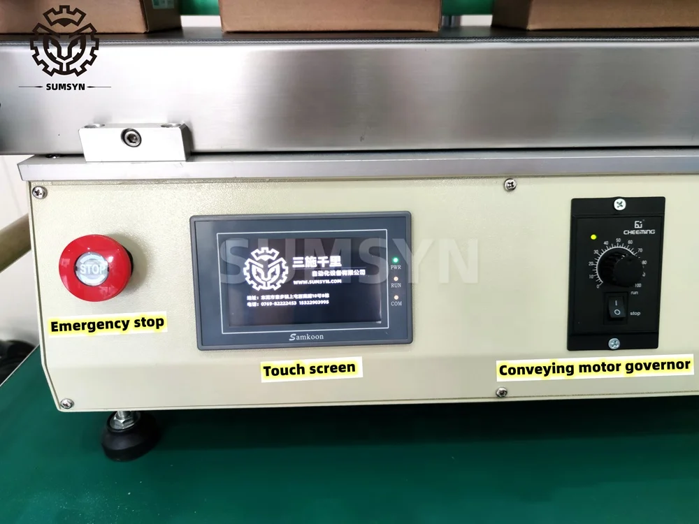 
 Настольный автоматический плоский этикетировочный аппликатор SUMSYN, автоматический плоский аппликатор для этикеток в коробке или карте плоской формы  