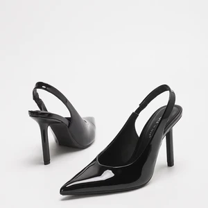 1211-39 Custom Women's High Heeled Sandals Pumps Factory Designed Slingback Pointed Toe for Summer and Autumn Outdoors