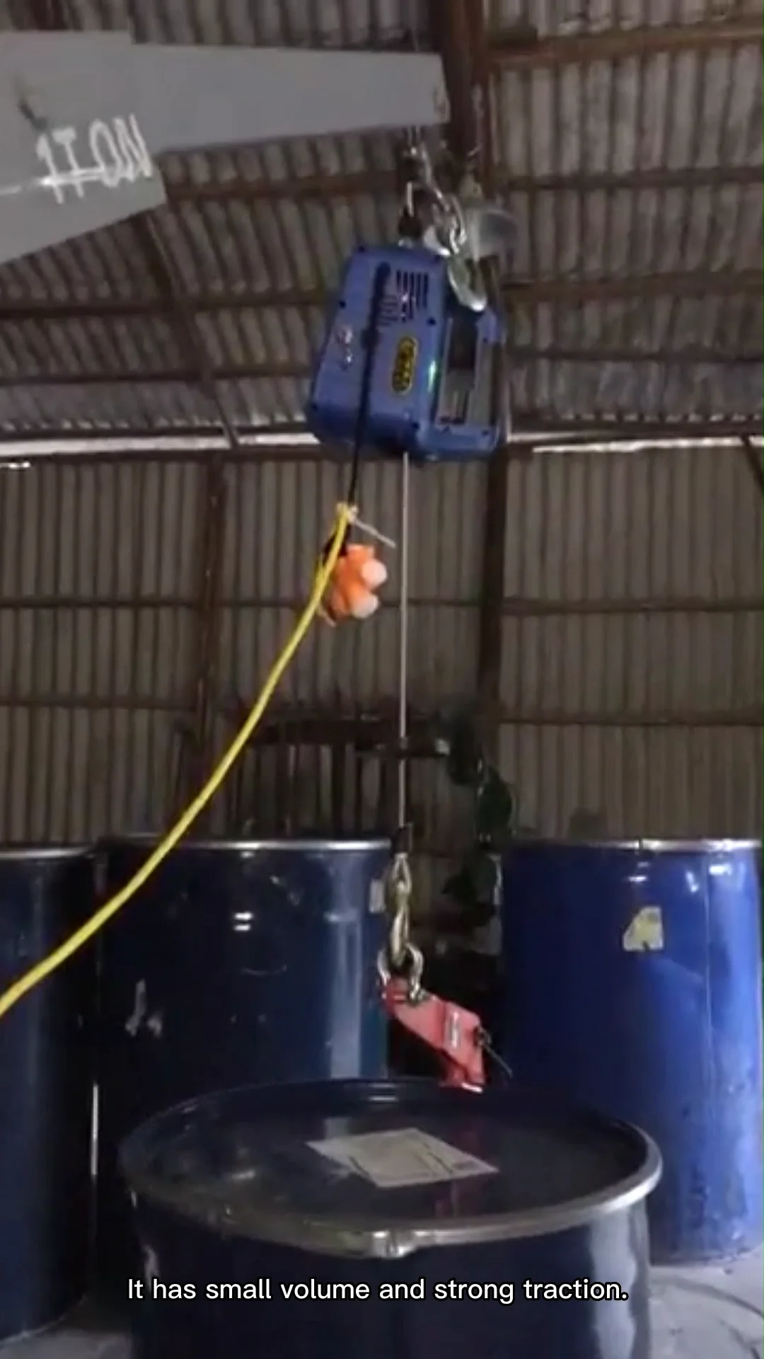 Mini Electric Hoist Lifting Tools Windlass Electric Winch Wire Rope