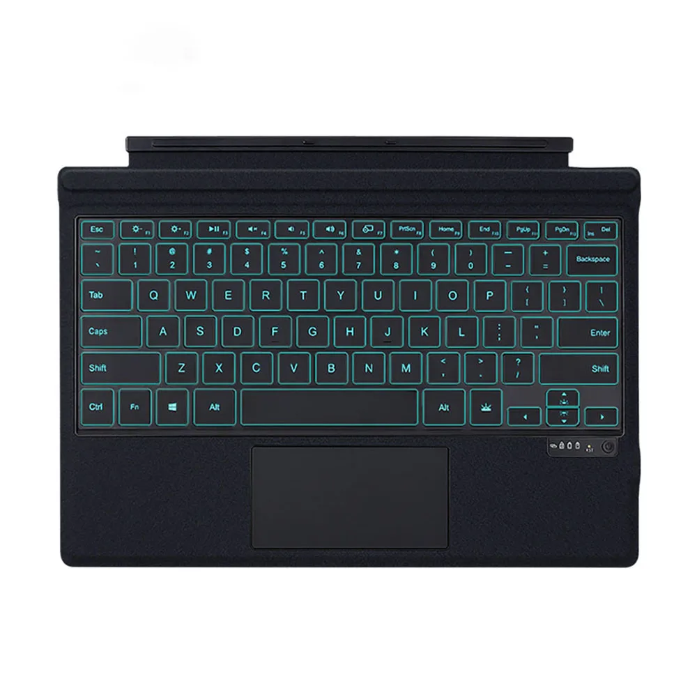 Teclado Mágico Para Microsoft Surface Pro Tipo Inteligente Clip Dobles Caras Delgado Ligero Tecnología Avanzada Pbk203 Laudtec