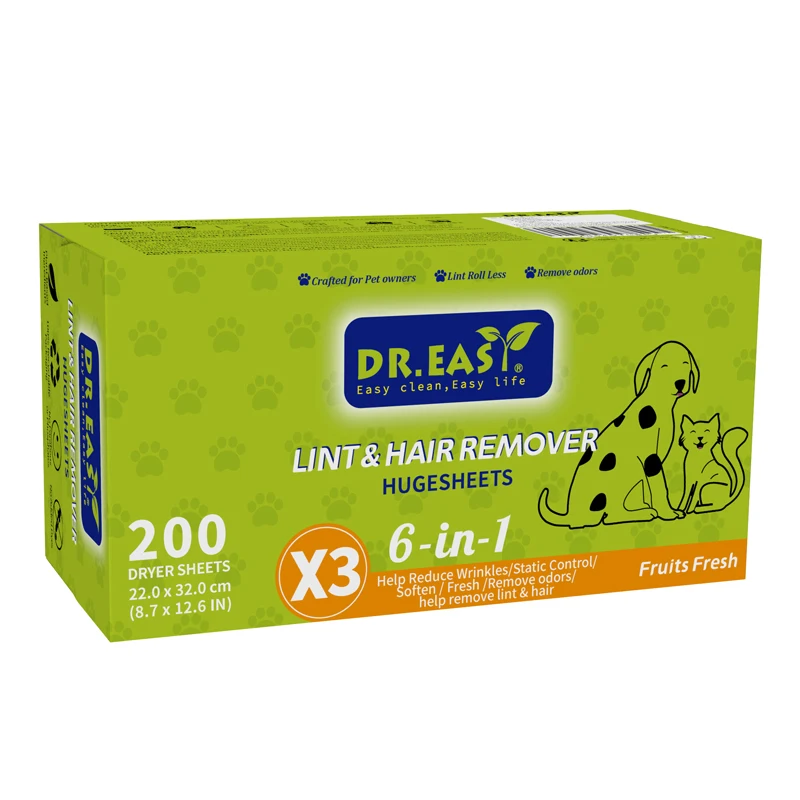 200 Sheets Dryer Sheets Laundry Fabric Softener Sheets