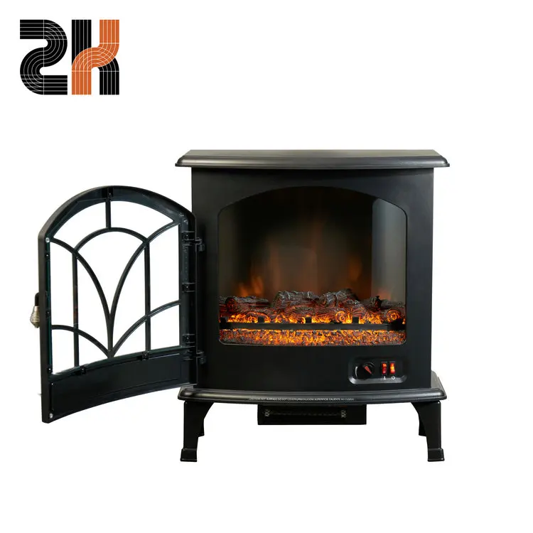 28 Inch High Quality and Cheap Glass 3D Flame Independent Portable Indoor Heating Electric Fireplace