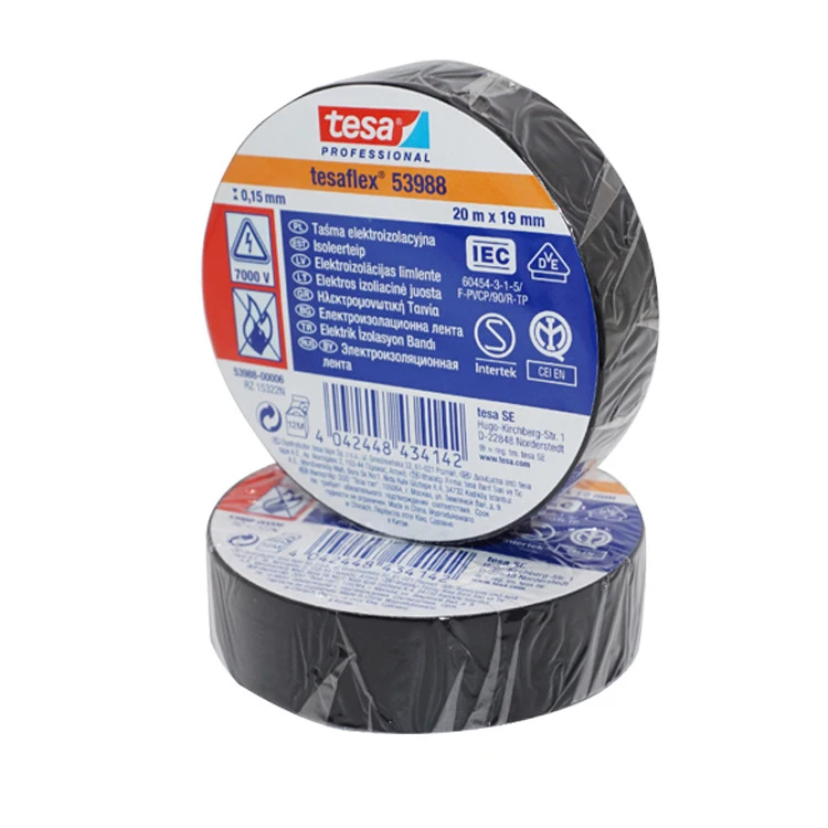 Tesa 61385 tape black pet double side tape 0.15mm masking tape