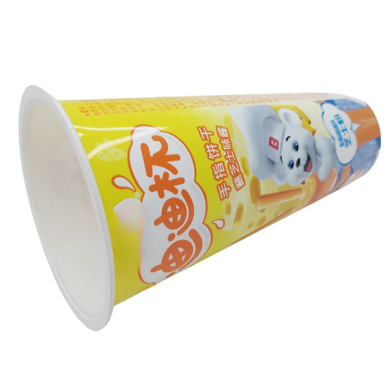 80 ml 150 ml IML Plastic Yoghurt Container Disposable Jelly Dessert Pudding Pack Tub Plastic Cup with Lid