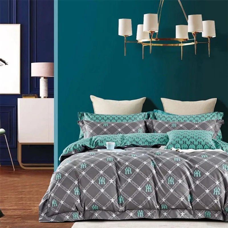 Роскошные комплекты постельного белья из 100% хлопка постельное белье египетского комплект для дома отеля