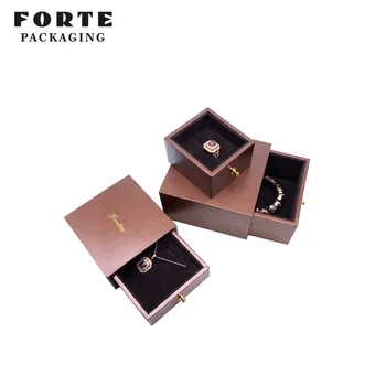 FORTE jewelry box slide drawer eco paper box 'jewelery' custom paper box for jewelry