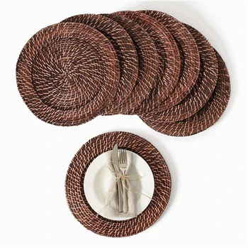 Chargers For Dinner Plates Wedding 13 Wholesale Bamboo Rattan Charger Plate Hot Sale Handmade