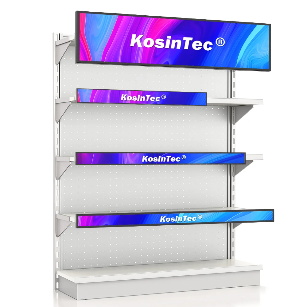 Advertising Panel Touch Screen 1920X720 Monitor Display Type Etalage Scherm Stretched Bar Lcd