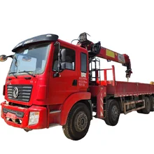 Dongfeng 10T Hydraulic Truck-Mounted Crane 50 Ton Rated Loading Capacity Knuckle Boom Engineering Crane Used Vehicle Gearbox