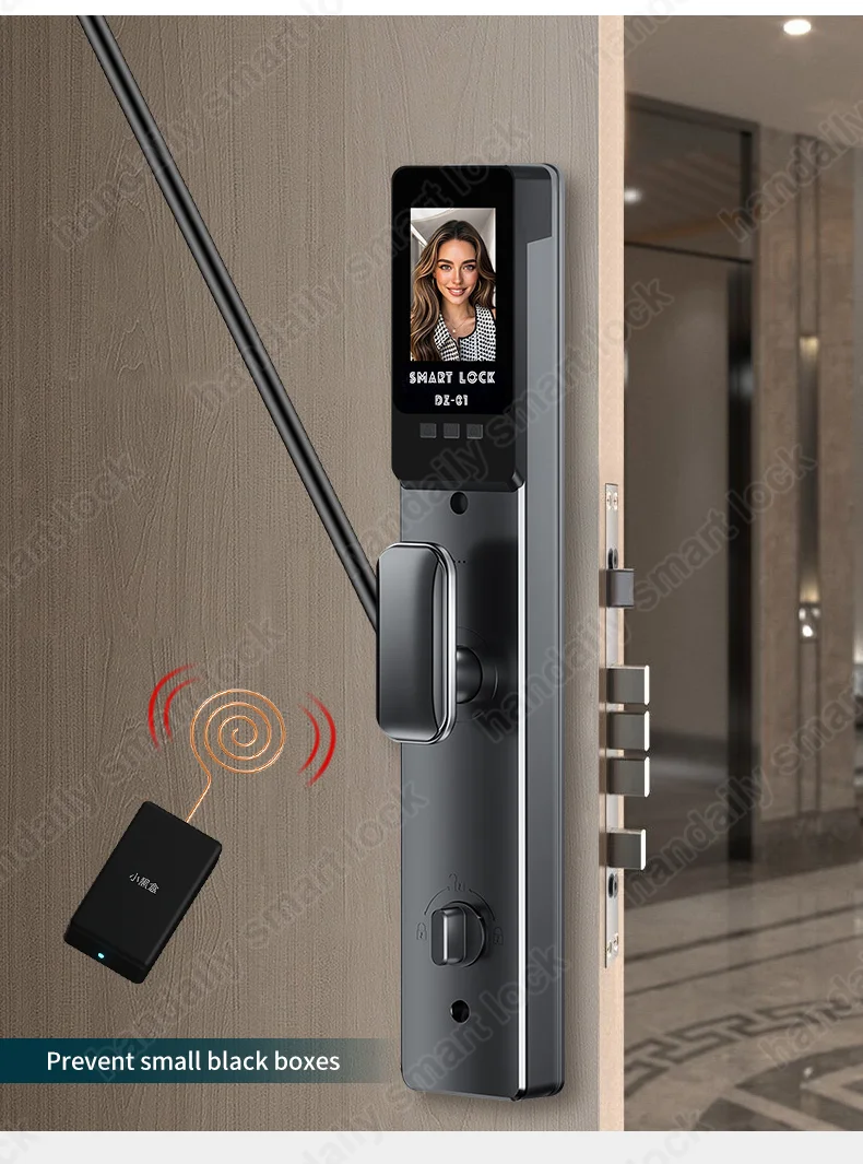 Wholesale Price Smart 3D Face Recognition Door Lock With Camera Digital ...